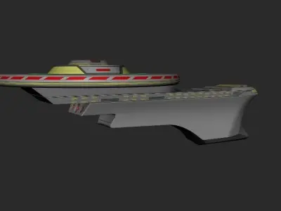 Spaceship star trek ship 3D model