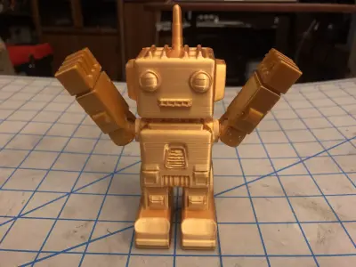 Cheez Peeza the Retro Robot Free 3D print model