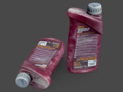 Transmission Oil Bottle 3D model