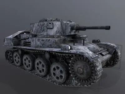 Toldi 2 Winter Edition Low-poly 3D model