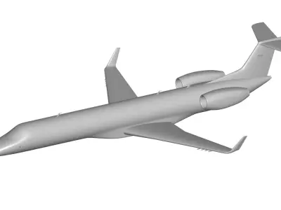 EMBRAER ERJ-145 3D model purchase