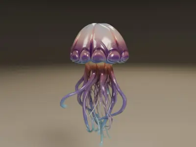 jellyfish 3D print model get