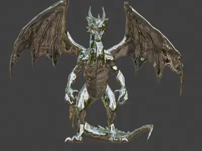 Dragon statue 3D model
