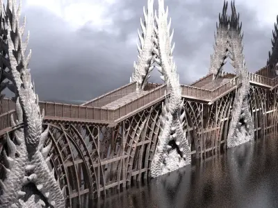 Dragon Bloodlines Bridge 3D model