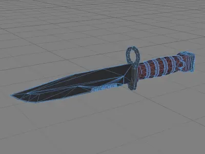 USMC OKC-3S Bayonet 3D model