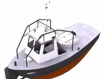 Harbour Tug - 02 - 3D model