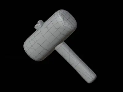 Hammer 3D Illustration 3D model
