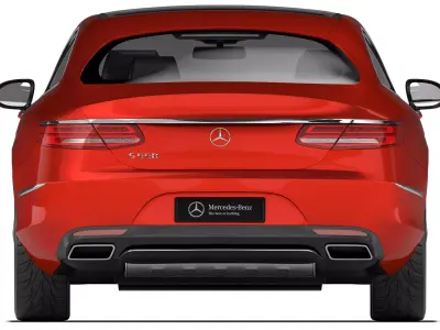 Mercedes-Benz S-Class Coupe 2015 3D model