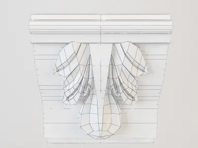 cantilever decorative corbel 3D print model