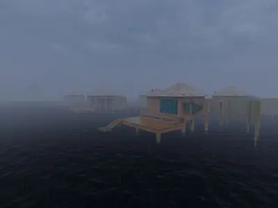 Hotel Beach-Hotel Beach Resort 3D model purchase