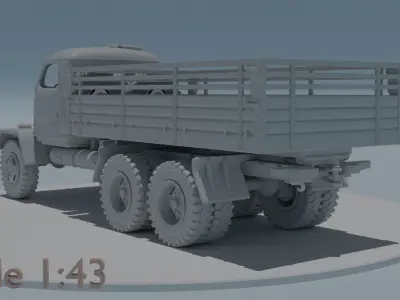 Praga V3S scale 1 43 3D print model