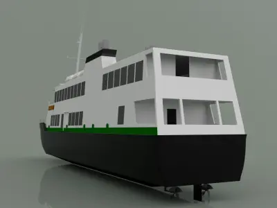 MV Skagit 3D model