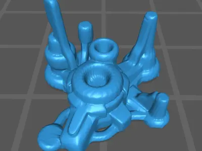 Starcraft Armory 3D print model