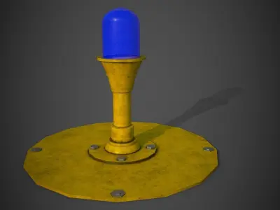 Runway Lights Low-poly 3D model