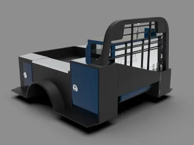 Welding Truck - Mobile Workstation for Heavy-Duty Jobs Low-poly 3D model