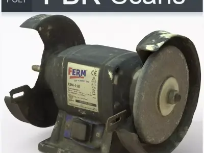 Grinder Middle Poly 3D model