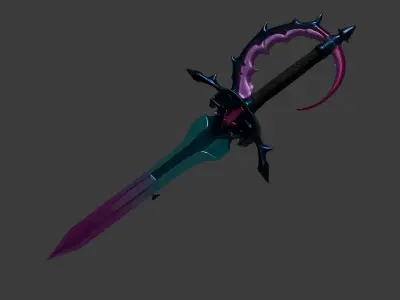 Rainbow Sword 3D model