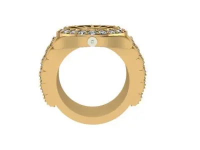 Rolex-Men ringTop19mms9 Free 3D model