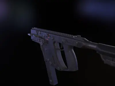 Kriss Vector 45ACP Low-poly 3D model
