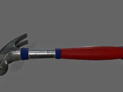Hammer 1 Low-poly 3D model