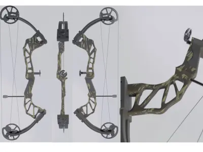 Compound Bow 3D model purchase