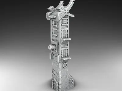 Stylized Middle Ages Set Part 5 3D print model