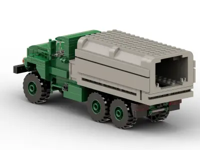 MocBricks3D - Lego Ural 4320 3D print model