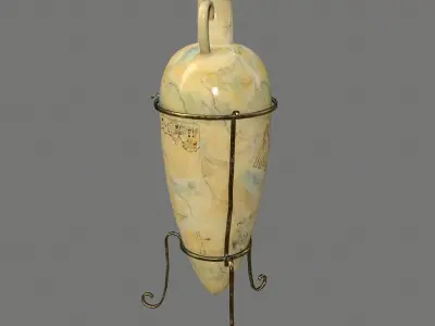 vase set greek Low-poly 3D model
