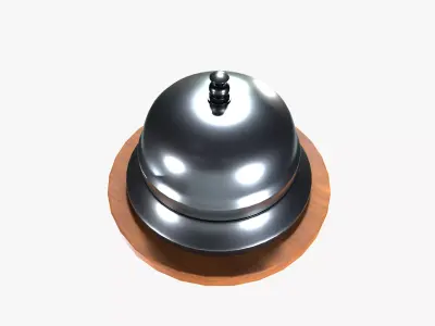 Table calling bell 3D model