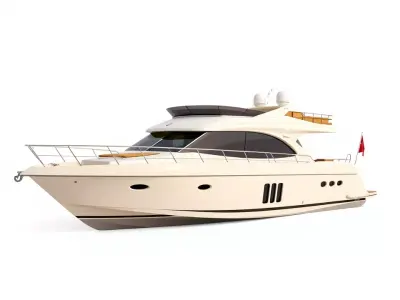 Luxury Yacht model pack Low-poly 3D model