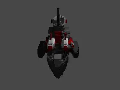 Soviet ship 3D model