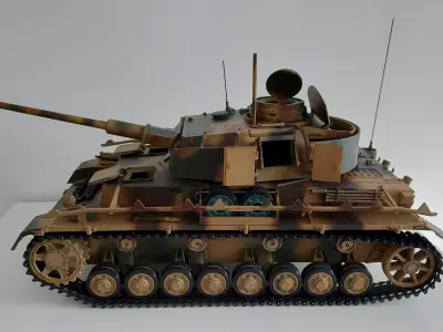 PANZER IV RC 1 - 10 Panzerbefehlswagen IV Ausf J 3D print model