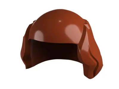 Custom3Dprint Minifigure Accessory - Minifigure Hair S2 - 037 3D print model