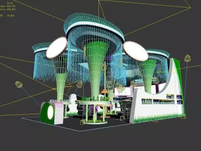 Exhibition - Area -6X9-3DMAX2010-01 3D model
