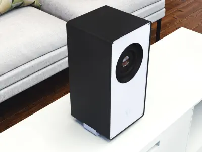 Speaker box Free low-poly 3D model