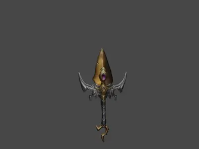 Zeloeman Sword A 67 Low-poly 3D model