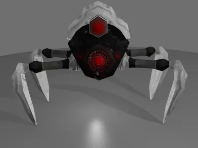 Insect Robot Low-poly 3D model
