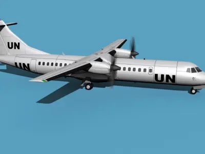 ATR  ATR-72-600 UN 3D model