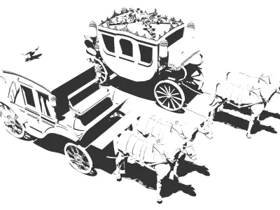 Classic Carriage  3D model