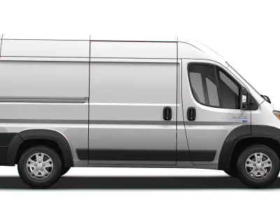 Ram ProMaster EV Cargo Van L2H2 2024 3D model