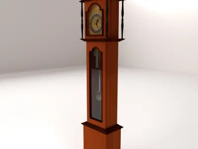 Grandfather Clock 3D model