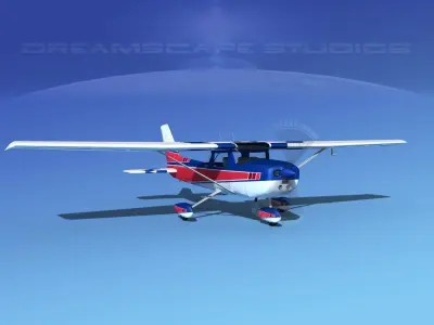 Cessna 150 Aerobat V03 3D model