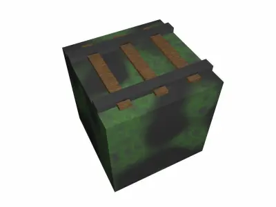 Free simple rail Free low-poly 3D model