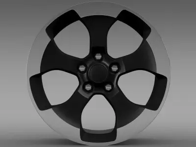 Jeep Wrangler Polar 2014 rim 3D model