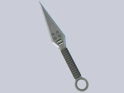 Kunai  Low-poly 3D model