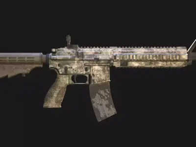 Heckler and Koch HK416 3D model