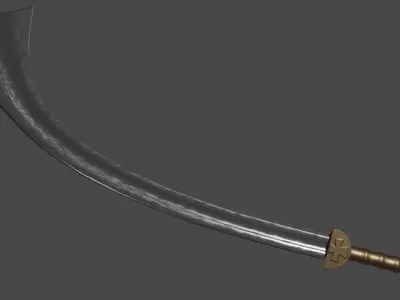 Khora sword with Gladius handle Low-poly 3D model