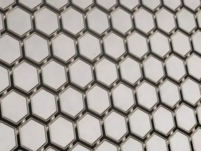 Hexagonal Sci-Fi Metal Plate PBR Seamless Texture purchase