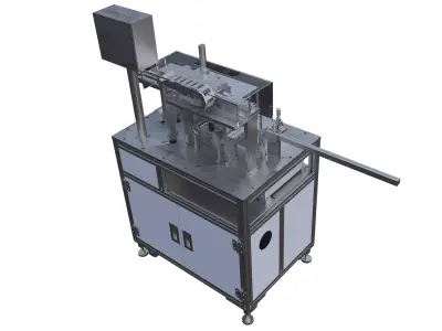 Electronic component performance testing machine 3D model