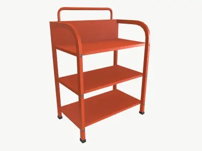 Three Shelf Rack 3D model